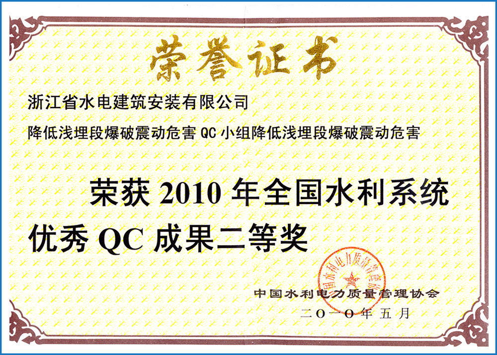 官网2010年降低浅埋段爆破震动危害QC小组降低浅埋段爆破震动危害（二等奖）.jpg